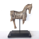 Wooden Horse Sculpture